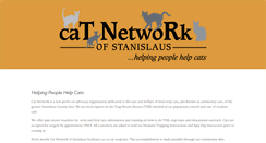 Desktop Screenshot of catnetworkofstanislaus.org