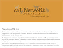 Tablet Screenshot of catnetworkofstanislaus.org